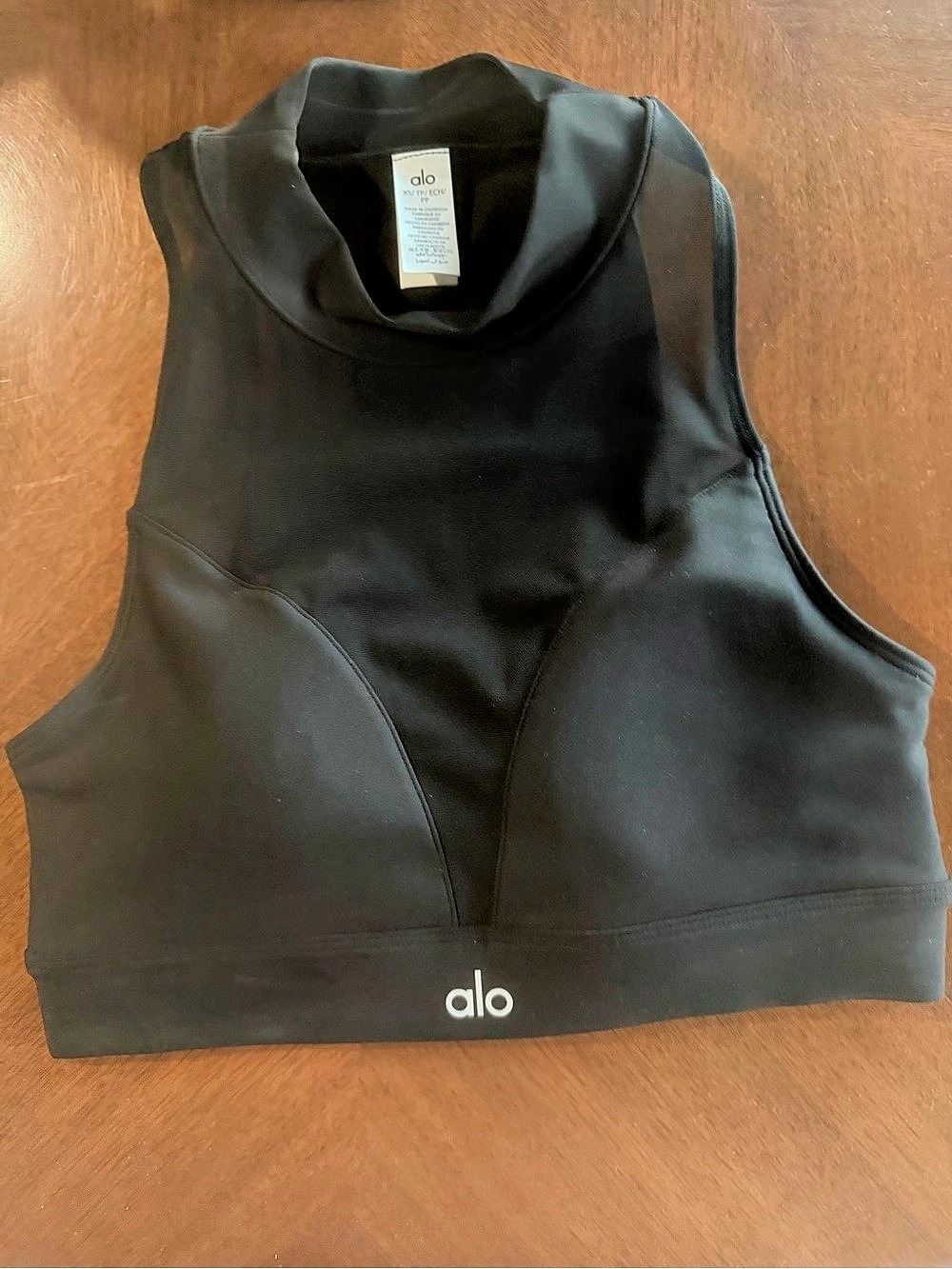 alo Black Sports Bra Like New